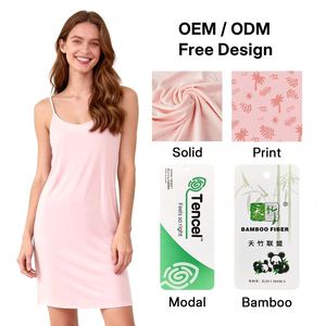 <span class=keywords><strong>Pigiama</strong></span> Estivo da <span class=keywords><strong>Donna</strong></span> in Bambù di Alta Qualità, Canotta Senza Maniche, Traspirante e ad Asciugatura Rapida - Product Image 1