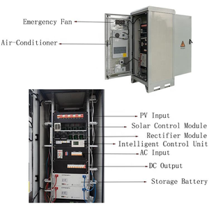 ตู้แบตเตอรี่ลิเธียมสำหรับเก็บพลังงานแสงอาทิตย์กลางแจ้ง 5KWh 20KWh 30KWh 40KWh 50KWh ตู้แบตเตอรี่แบบติดตั้งนอกสถานที่ - Product Image 4