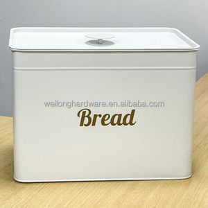 Thực Phẩm Lưu Trữ Container Bánh Mì Hộp Và <span class=keywords><strong>Canister</strong></span> Đặt Bánh Mì Bin Đường Trà Cà Phê Lưu Trữ <span class=keywords><strong>Canister</strong></span> Với Nắp Cho Nhà Bếp Countertop - Product Image 2