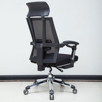 Chaise de gaming multifonctions ergonomique, en maille, pivotante, pour ordinateur de bureau