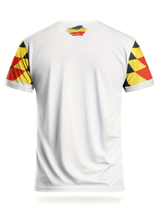 Aangepaste naamnummer voetbaltenues Ademend sneldrogend polyester 3D-borduurwerk Sublimatie Zomer korte broek - Product Image 4
