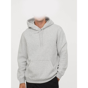 Venta al por mayor estilo de la calle blanco sólido con capucha bolsillos de canguro tela en blanco anti-encogimiento XS a 6XL tamaños liso teñido para la temporada de primavera - Product Image 3