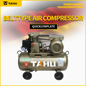 Kompresor Piston portabel 4HP, sabuk kekuatan mesin diesel, kompresor udara digerakkan - Product Image 2