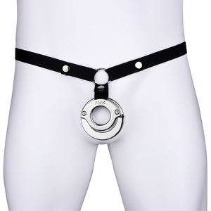 Anillo de Bloqueo Metálico de Acero Inoxidable 304 con Correa, Juguetes Sexuales para Hombres, para Retrasar la Eyaculación y Aumentar la Estimulación - Product Image 6