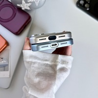 Étui magnétique ultra-fin pour PC pour iPhone 18 17 Promax 360 °   Étui de protection d'objectif avec béquille rotative en métal