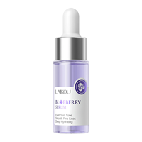 Laikou Blueberry Brightening Serum 17ml Menutrisi Mengencangkan Meningkatkan Kekasaran Kulit Mengecilkan Pori-pori Anti Kerut