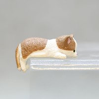 Figura decorativa de resina de gato en miniatura para bordes de tazas, escritorios de computadora y salpicaderos de coche, al por mayor