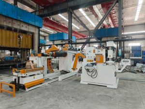 Dérouleur redresseur alimentateur compact Bibo Haiwei 3-en-1 pour tôles, vitesse 1-18m/min, capacité 5t, puissance 2.2-4.5kw, 380-440v - Product Image 5