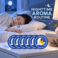 Autocollants d'huiles essentielles OEM de haute qualité, patchs nasaux parfumés longue durée pour l'extérieur, huile aromatique, tissu non tissé 100%