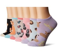 Chaussettes basses fantaisie en coton pour femmes, amusantes et colorées, avec logo personnalisé, vente en gros
