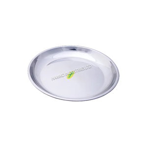 Nouvelle arrivée de plaque profonde en acier inoxydable de 26 cm du Bangladesh de haute qualité en gros à bas prix avec logo personnalisé pour hôtel et restaurant - Product Image 1