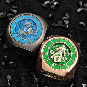 7ใน1<span class=keywords><strong>ลูกเต๋า</strong></span>โลหะแข็งหกด้าน RPG <span class=keywords><strong>ลูกเต๋า</strong></span>สปินนิ่งลายมังกร DND <span class=keywords><strong>ลูกเต๋า</strong></span>โลหะแข็ง - Product Image 5