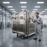 Hoog-efficiënte SUS304 vriesdroger voor de verwerking van fruit & groenten |   220V/380V QS-FD-100 Model |   Levenslange garantie