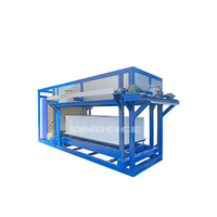Machine à glace industrielle 2 tonnes/2000 kg, forme de glace uniforme, tension personnalisable pour la pêche en mer