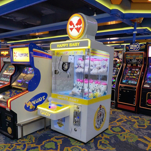 Mini máquina de Garra Para el hogar, centro de entretenimiento, juego de regalo Arcade que funciona con monedas, grúa de garra de Metal, idioma inglés - Product Image 6