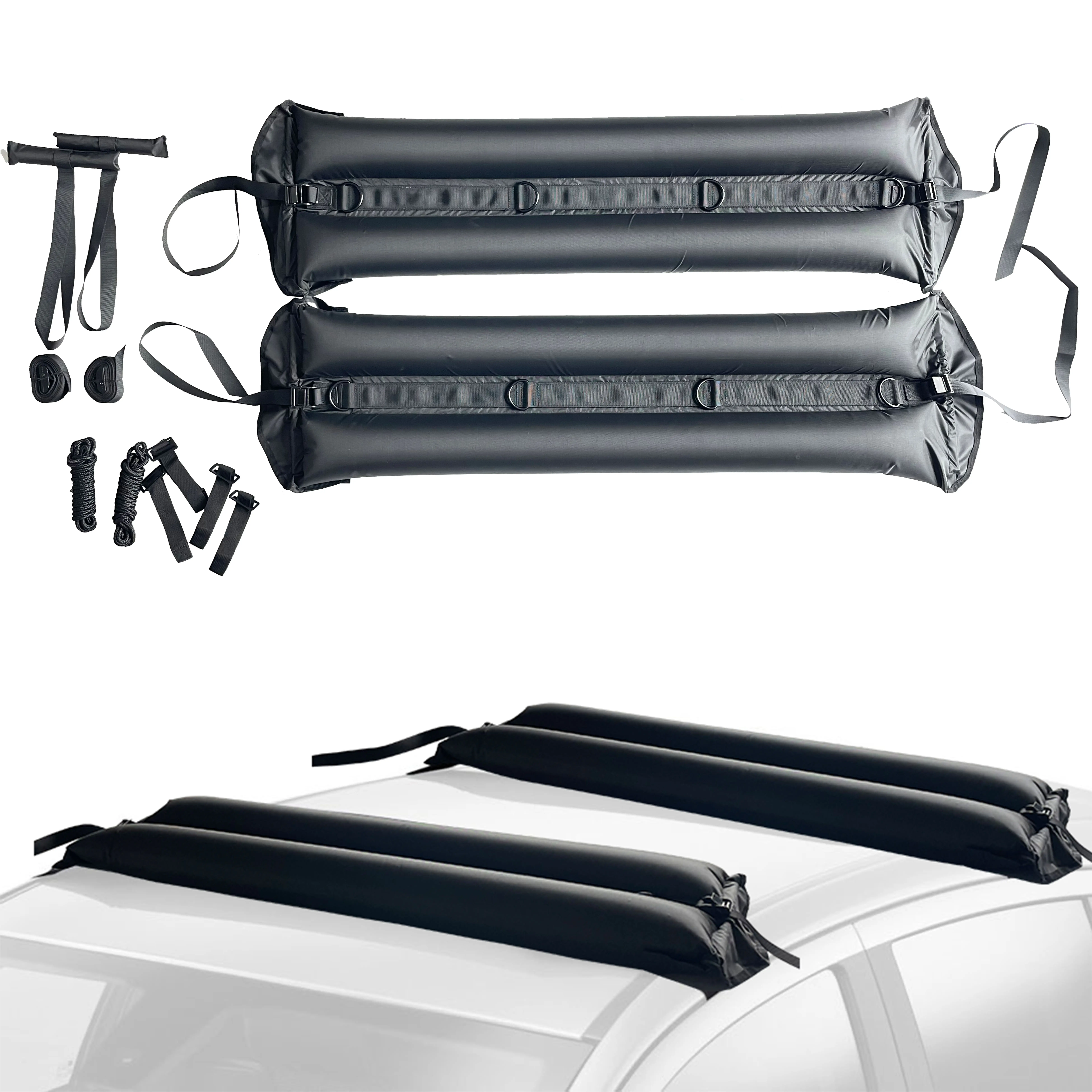 Handirack universal inflatable soft roof top rack and luggage carrier for kayaks, canoes, surfboards and SUPs