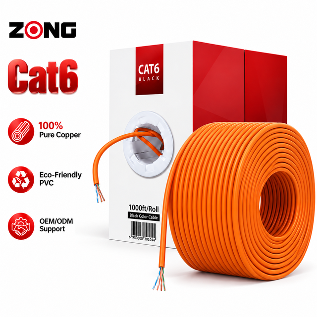 ZONG Cable Cat6 Network Cable Lan Cable RJ45 Ethernet Cable 305m Bulk Box UTP