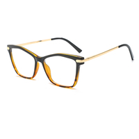 VisualMate Factory Custom cat Eye TR90 Metal Eyewear Oversize Optical Frame Eyeglasses Frames for All Face