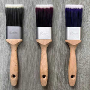 Chopand nghệ thuật sơn bàn chải phẳng/Góc <span class=keywords><strong>Polyester</strong></span> gỗ xử lý tùy chỉnh sơn bàn chải - Product Image 2