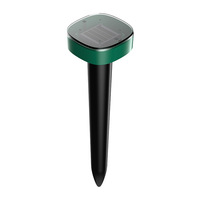 Répulsif ultrasonique anti-aboiement de chien rechargeable à énergie solaire pour la ferme, accessoire antiparasitaire pour animaux sauvages, chats et bêtes