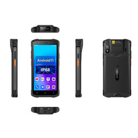 PDA Portátil de 5.5 Pulgadas con Android 11, Colector de Datos IP68, Lector de Códigos Industrial, Computadora Portátil Resistente para Inventario