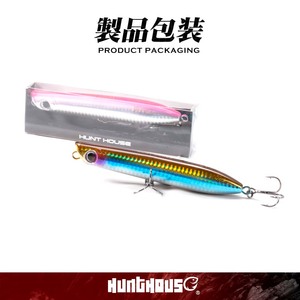 Señuelos de Pesca Popper de 130 mm y 30 g, Señuelos Flotantes para Agua Salada, Cuerpos de Señuelos Artificiales para Pescar Lubina y Lucio - Product Image 6