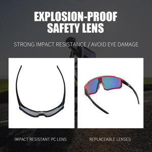 Nouvelles lunettes de sport sans cadre pour hommes et femmes, verres solaires, de route, moto de montagne, pour le cyclisme, couleur grise - Product Image 6