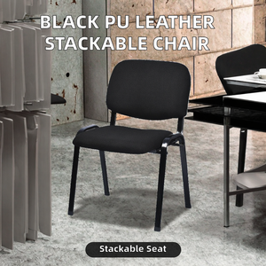 <b>Black</b> Mesh Convertible Commercial Study Training <b>Chair</b> Stackable Fabric -Conference <b>Chair</b> for Hotel Use Alibaba China Supplier - Product Image 2