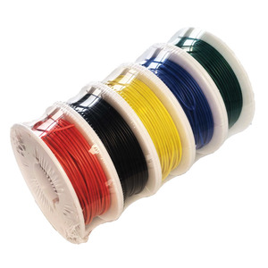 Nhà Máy Bán buôn đa màu sắc có sẵn 16 18 20 22 24 26 28 30 34 36 AWG Bạc mạ đồng linh hoạt Silicone DIY dây cáp - Product Image 4