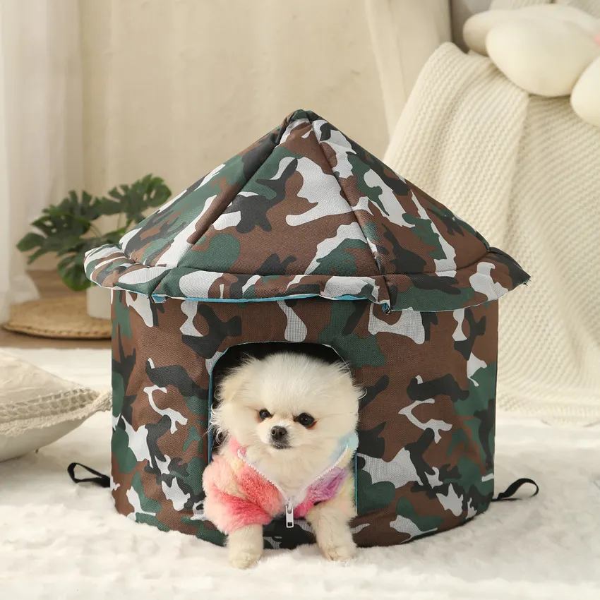 Factory Wholesale Outdoor Indoor High Quality Waterproof Pet Bed Foldable Winter Dog House