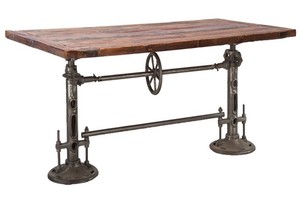 Hackett Mesa de comedor de madera maciza Fabricante personalizado Muebles de colección - Product Image 3