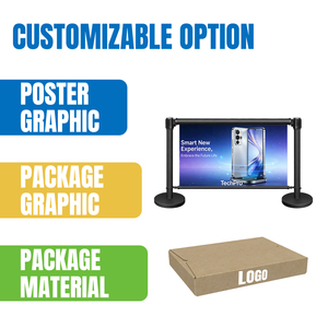 Retractable Windproof Waterproof Advertising Poster Banner Fence Event Queue Crowd Control <strong>Barrier</strong> for Outdoor Displaying - Product Image 6