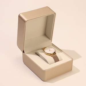 Hộp Quà Tặng Đồng Hồ Tùy Chỉnh Hộp Đồng Hồ Giấy Rỗng Đơn Màu Đen Mờ Đóng Gói Chất Lượng Cao Sang Trọng - Product Image 3