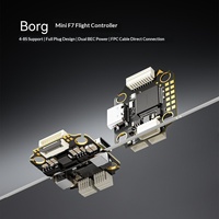 Contrôleur de vol UFlight Borg Mini F7 avec ESC O4 60A à branchement direct 2-6S pour mini drone