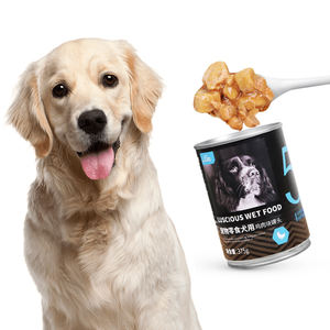 Pabrik OEM ODM grosir makanan hewan peliharaan basah dukungan pencernaan kaya Omega-3 rasa ayam Premium makanan anjing kucing kalengan - Product Image 1