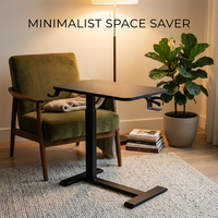 Table de chevet AOR en panneau de protection environnementale E0 avec roulettes dissimulées, pour chambre et salon, vente en gros directe usine