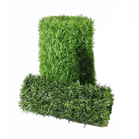 Faux plantes artificielles décoratives à feuilles vertes, haies, clôtures, paysages, panneaux muraux en herbe, clôtures d'extérieur