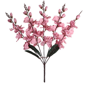 Arreglo Floral de Gladiolos Artificiales Azules Wayline, Flores de Seda para Decoración de Bodas y Hogar, 60 cm - Product Image 5