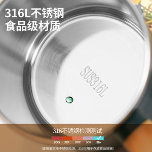 แก้วมัคหูจับลายไม้ สแตนเลส 316 เก็บอุณหภูมิ ทรงกลม สีฟ้าเข้ม สีเขียวเข้ม สีดำออบซิเดียน สีขาวมุกดำ - Product Image 4