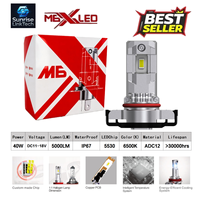 SunRise M6X Auto-LED-Scheinwerfer PSX24 12V 40W 4400LM 6500K IP67 Wasserdicht Kühlsystem Canbus Plug-and-Play Universelle Passform