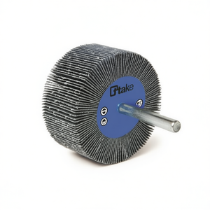 Ttake Abrasive Cloth Flap <b>Wheel</b> 60x30 Mm 6 Mm Shaft 120 Grit For Metal <b>Grinding</b> - Product Image 2