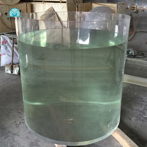 Grote Aangepaste Aquaria Glas Acryl Acryl Cilinder Ronde Aquarium Aquarium - Product Image 5