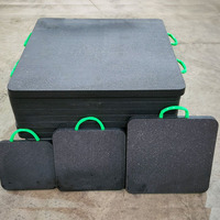 Machines d'ingénierie lourde UHMWPE Plaque Grue Pied Jack Pads Polyéthylène Outrigger Pads