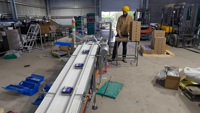 Machine d'emballage automatique de fruits bleuets multifonctionnelle pour boîtes en plastique