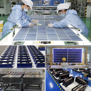 2kw hoàn chỉnh năng lượng mặt trời hệ thống trạm năng lượng mặt trời <span class=keywords><strong>Kit</strong></span> tất cả-trong-một năng lượng mặt trời Máy phát điện 25. 6v100ah LiFePO4 pin lithium - Product Image 5