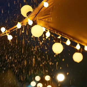 Resplandor en la oscuridad Acampar al aire libre Carpa de Navidad Decoración IP65 Impermeable 5M LED Bombilla Cadena - Product Image 3