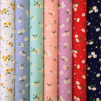 Sortie d'usine satin stretch, mousseline de soie 97% polyester 3% Spandex vibrant numérique mousseline de soie fleur impression tissu pour vêtements/