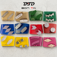 Segment de meulage diamanté Bontai personnalisé, souple, moyen, dur, pour outils abrasifs OEM ODM