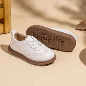 Nouvelles chaussures pour tout-petits en cuir PU personnalisées pour 1-5 ans chaussures à lacets antidérapantes décontractées/formelles pour enfants pour l'hiver/le printemps/l'été - Product Image 2