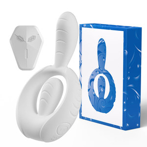 Anello Vibrante in Silicone Bianco per Uomo con Controllo <span class=keywords><strong>APP</strong></span>/Remoto, 9 Frequenze di Vibrazione Regolabili, Vendita all'Ingrosso - Product Image 6